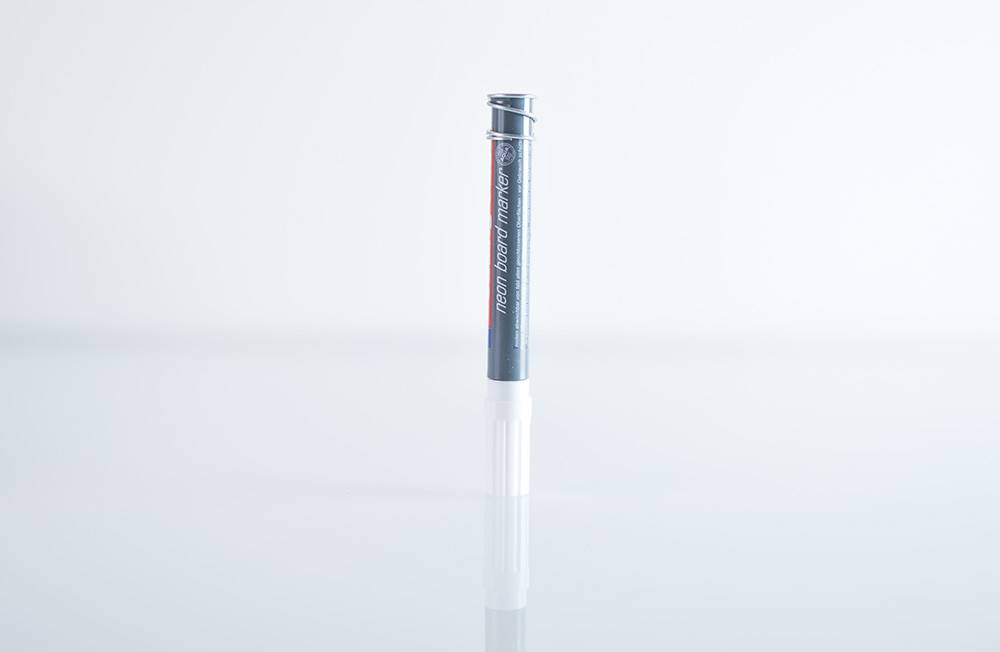 Dry Wipe Marker Pen Neon Magnetic - White