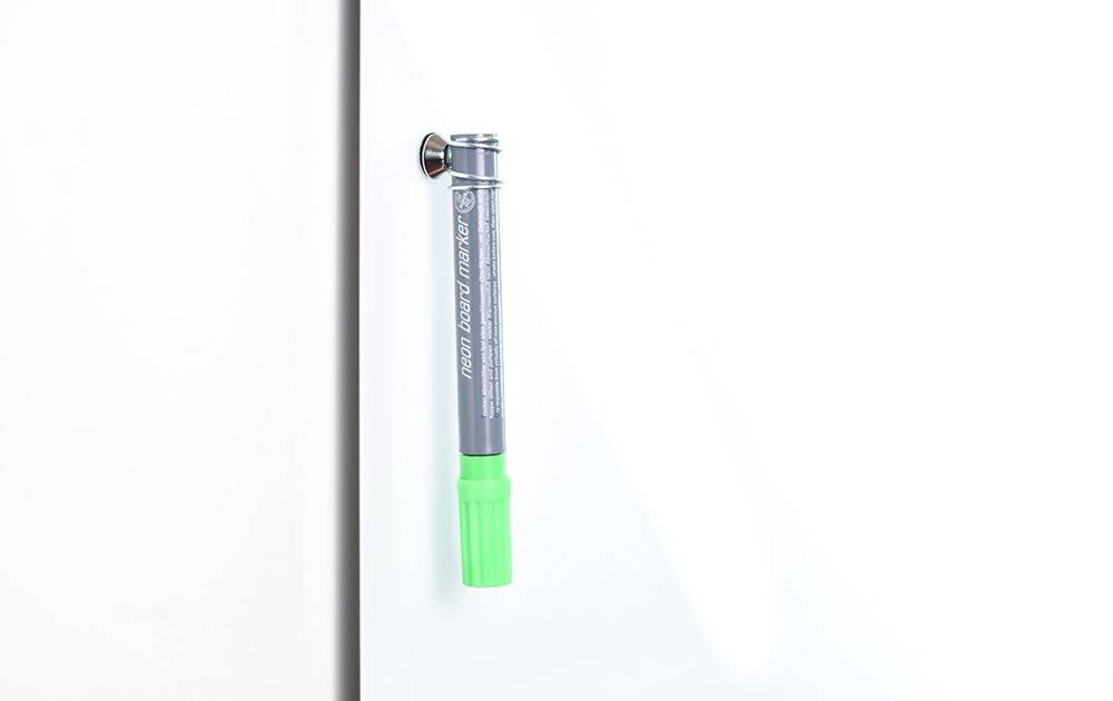Dry Wipe Marker Pen Neon Magnetic Complete - Green
